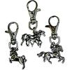 4645 Peli Keyring - Horse & Pony Keyring - 3 Different Designs Available - Great As A Gift Or Christmas Stocking Filler - Ideal For Any Age