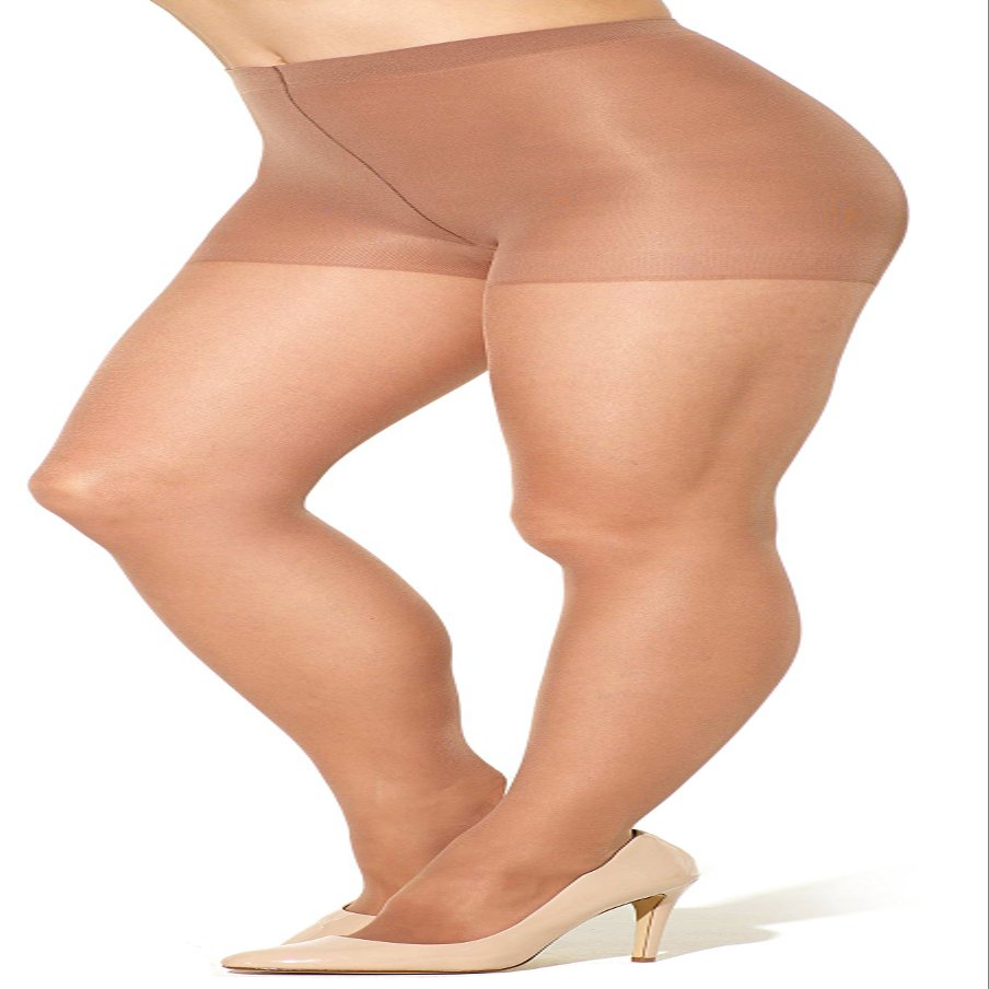 Silkies Women's Ultra Total Leg Control Support Pantyhose -Large Beige