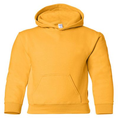 Gildan G185B Youth Heavy Blend 50/50 Hood - Gold - XS