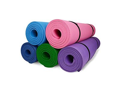 Multipurpose Sport Mats Natural Rubber Yoga Mats-8mm (Blue)