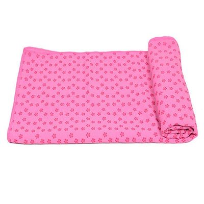 Microfiber Yoga Mat Towels and Hand Towels (Rose)