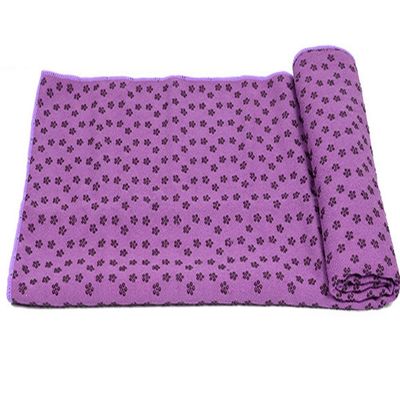 Microfiber Yoga Mat Towels and Hand Towels (Purple)