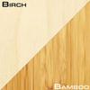Grassracks Bamboo Snowboard Rack and Skateboard Rack - Moloka`i Series Snowboard Wall Mount (Bamboo - 3 Boards) view 2