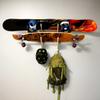 Grassracks Bamboo Snowboard Rack and Skateboard Rack - Moloka`i Series Snowboard Wall Mount (Bamboo - 2 Boards) view 3