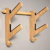 Grassracks Bamboo Snowboard Rack and Skateboard Rack - Moloka`i Series Snowboard Wall Mount (Bamboo - 2 Boards) view 4