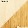 Grassracks Bamboo Surfboard Rack for 2 Boards - Horizontal Wooden Surf Wall Rack or Snowboard Mount Kaua'i Duo (2 Boards, Bamboo) view 3