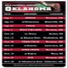300 Pieces Magnetic Business Card College Football Sport Schedules 3.5" x 9" Oklahoma/Oklahoma State view 1