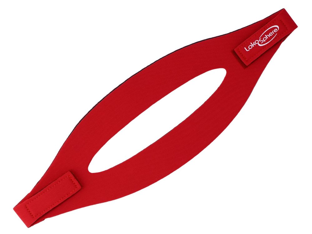 LokoSphere Goggle Strap, One Size, Red