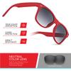 Retro Rewind Kids Sunglasses for Boys Girls Age 3-12 - Shatterproof Rubberized Frame UV400 Toddler Children Sun Glasses view 3