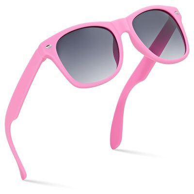 Retro Rewind Kids Sunglasses for Boys Girls Age 3-12 - Shatterproof Rubberized Frame UV400 Toddler Children Sun Glasses