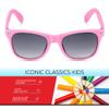 Retro Rewind Kids Sunglasses for Boys Girls Age 3-12 - Shatterproof Rubberized Frame UV400 Toddler Children Sun Glasses view 2