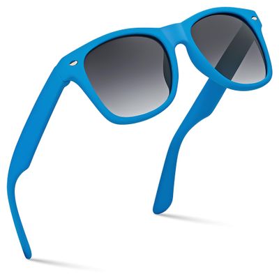 Retro Rewind Kids Sunglasses for Boys Girls Age 3-12 - Shatterproof Rubberized Frame UV400 Toddler Children Sun Glasses