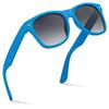 Retro Rewind Kids Sunglasses for Boys Girls Age 3-12 - Shatterproof Rubberized Frame UV400 Toddler Children Sun Glasses view 1