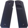 LOK Grips Roughneck Custom 1911 Grips Standard Compact Officer (Black) view 1