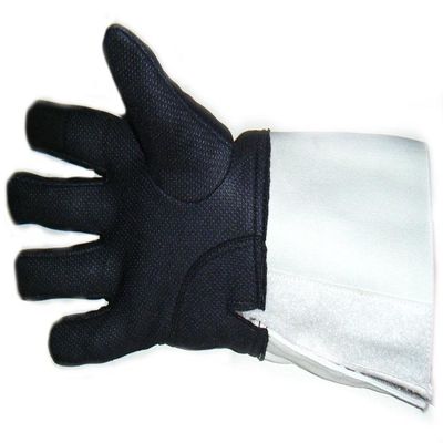 Fencing Washable Glove with Black Palm and Sabre Printed on Back of Hand (X-Large, Right)