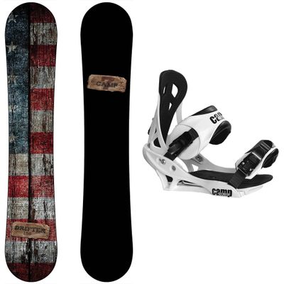 Camp Seven Drifter Snowboard with Summit Bindings Men's Snowboard Package (153 cm)