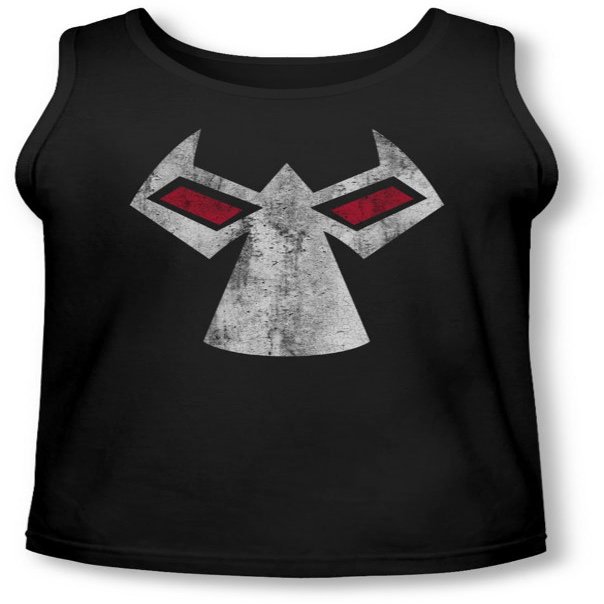 BATMAN - Mens Bane Mask Tank-Top, Large, Black