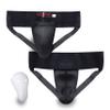 Groin/Abdominal guard Box Protector Muay thai MMA UFC Cricket box black kids martial arts training box guards, Hockey groing guard, adult martial arts box protector (Extra Large / adult wasit 36"+) view 2