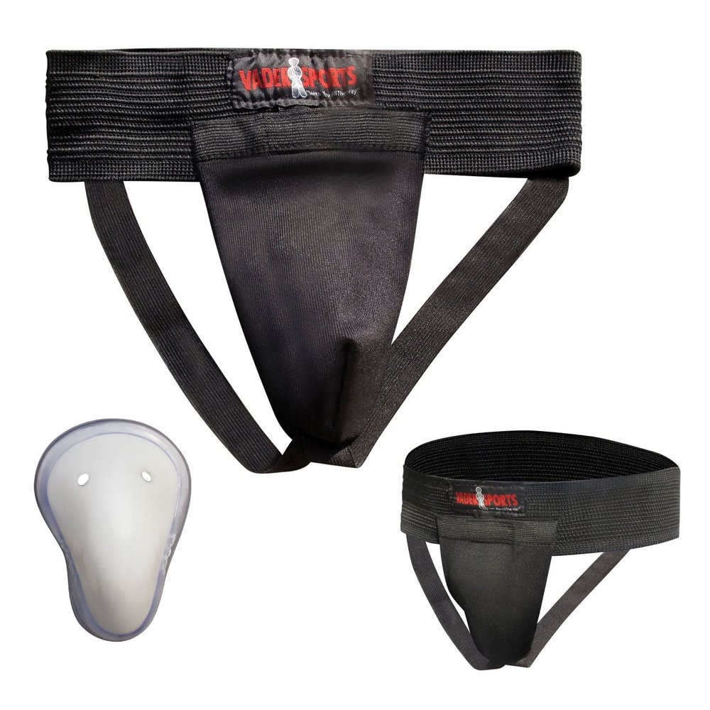 Groin/Abdominal guard Box Protector Muay thai MMA UFC Cricket box black kids martial arts training box guards, Hockey groing guard, adult martial arts box protector (Extra small/kids age 4-7)