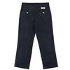 Buyless Fashion Boys Pants Flat Front Fit Casual Corduroy Solid Color - 19W1824-NVY-18M Navy view 3