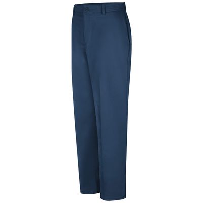 Red Kap Men's Wrinkle-Resistant Cotton Work Pant, Navy, 28x30