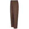 Red Kap Men's Wrinkle-Free Work Pants, Brown, 50W x 34L view 3