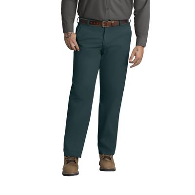 Red Kap mens Wrinkle-free work utility pants, Spruce Green, 35W x 32L US