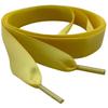120cm/47" Long Yellow Flat Satin Ribbon Shoe Laces/Shoelaces My Ribbon Laces For Kids,Youth,Women's Sneakers Boots Trainers Pumps view 1