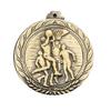 Awards Etc. ABSKM2 Basketball MALE2 Medallion with Ribbon - Pack of 10 view 1