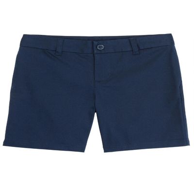 French Toast Kids Uniforms Knee Plaid Pleat Skirt, Navy, 14.5