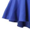 NE PEOPLE Womens Flared Skirt  Stretch Elastic Waist Casual Mini High Low Swing Pleated Skater Skirts Made in USA NEWSK12 Royal Blue S view 4
