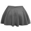 NE PEOPLE Womens Skater Skirt  Stretch Elastic Waist Casual Mini Flared Swing Pleated Skirts Made in USA NEWSK06 Dark Grey M view 2