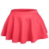 NE PEOPLE Womens Skater Skirt Stretch Elastic Waist Casual Mini Flared Swing Pleated Skirts Made in USA NEWSK06 Dark Coral M view 2