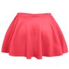 NE PEOPLE Womens Skater Skirt Stretch Elastic Waist Casual Mini Flared Swing Pleated Skirts Made in USA NEWSK06 Dark Coral M view 3