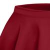 NE PEOPLE Womens Skater Skirt  Stretch Elastic Waist Casual Mini Flared Swing Pleated Skirts Made in USA NEWSK06 Burgundy S view 4