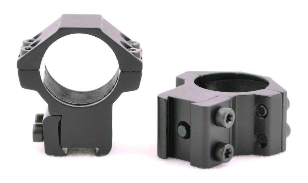 Hammers 1inch Medium Height Scope Ring Set with Stop Pin for High Power Magnum Airguns Air Rifles