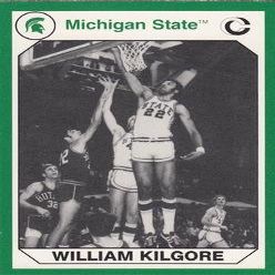 Autograph Warehouse 101224 William Kilgore Basketball Card Michigan State 1990 Collegiate Collection No. 153