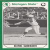 Autograph Warehouse 101220 Kirk Gibson Baseball Card Michigan State 1990 Collegiate Collection No. 53 view 1