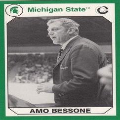 Autograph Warehouse 101354 Amo Bessone Hockey Card Michigan State 1990 Collegiate Collection No. 62