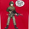 Spreadshirt Battlefield Friends Noob Men's Jersey T-Shirt, S, red view 2