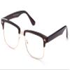 Newbee Fashion - Slim Squared Style Celebrity Fashionista Pattern Temple Reading Glasses by IG view 1
