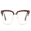 Newbee Fashion - Slim Squared Style Celebrity Fashionista Pattern Temple Reading Glasses by IG view 2
