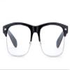 Newbee Fashion - Slim Thick Squared Style Celebrity Fashionista Pattern Temple Reading Glasses by IG view 2
