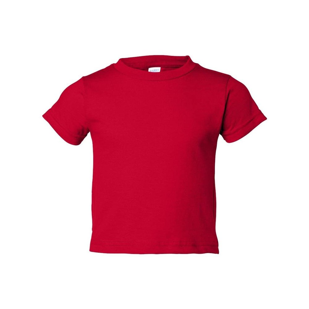 Rabbit Skins Toddler T-Shirt (Red) (2T)