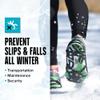 Due North Everyday Pro Traction Aids for Running and Walking on Ice and Snow - Ice Cleat Winter Spikes for Men & Women view 2