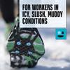 Due North Everyday Pro Traction Aids for Running and Walking on Ice and Snow - Ice Cleat Winter Spikes for Men & Women view 3