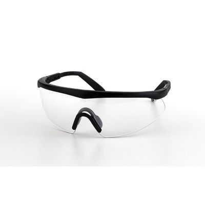 Mutual Industries Shark Black Frame Clear Glasses(12-Pack)