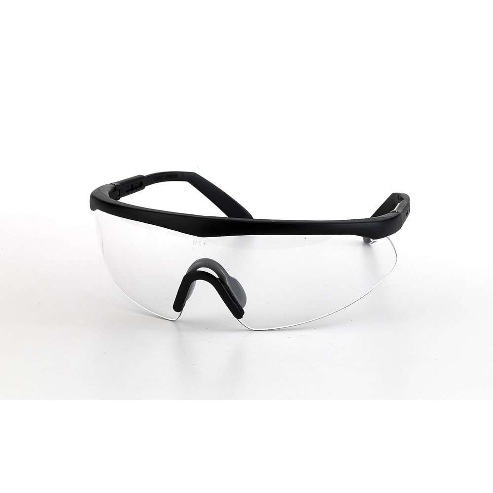 Mutual Industries Shark Black Frame Clear Glasses(12-Pack)