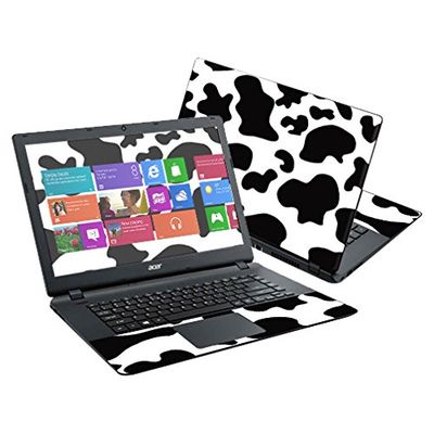 MightySkins Skin Compatible with Acer Aspire E15 ES1-511 15.6" Cover wrap Sticker Skins Cow Print