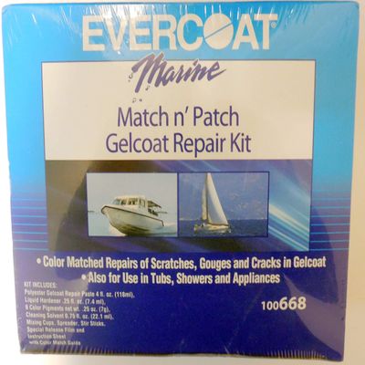 Evercoat 100668 Marine Match N Patch Gelcoat Repair Kit
